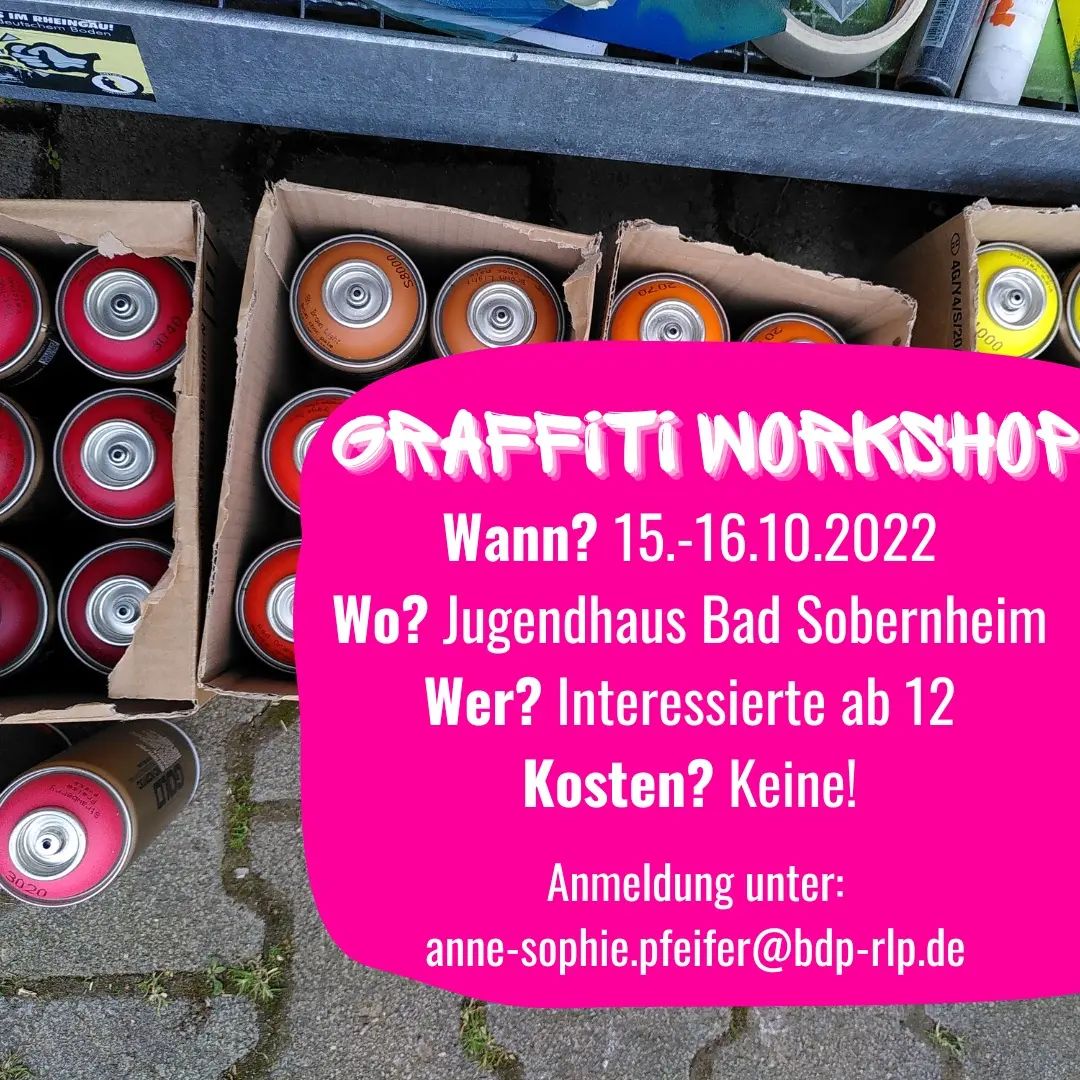 Graffiti Workshop in Bad Sobernheim